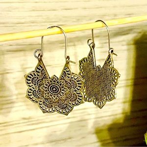Boho Lotus Earrings